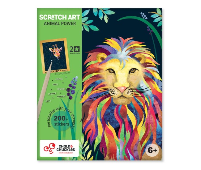 Set creativ de razuit - Superputerile animalutelor Set creativ de razuit - Superputerile animalutelor