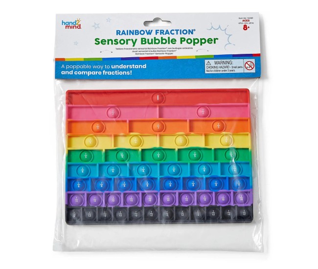 Tablita senzoriala cu fractii - Rainbow Fraction®