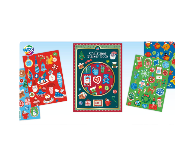 Carte cu abtibilduri - Vine Craciunul