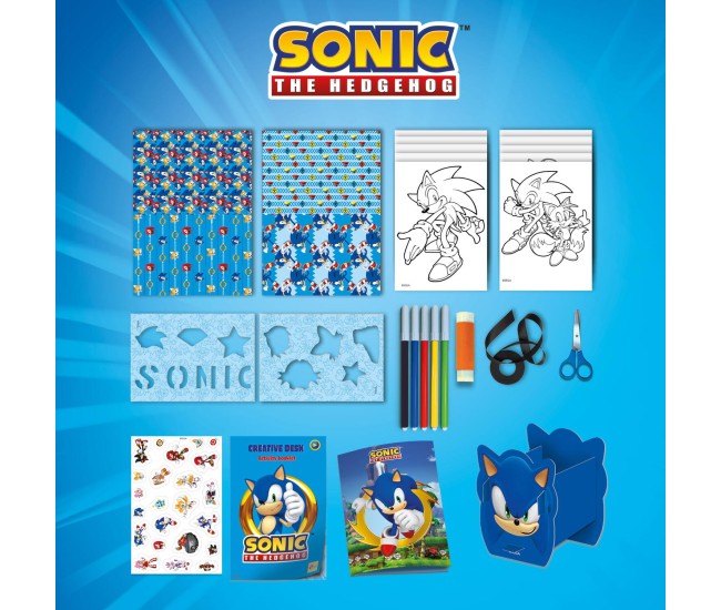 Set de creatie & desen - Sonic Set de creatie & desen - Sonic