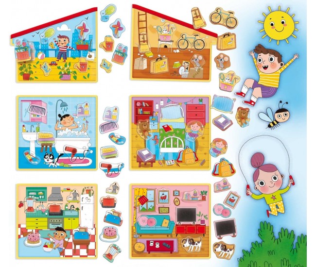 Joc Montessori - Casuta mea ordonata Joc Montessori - Casuta mea ordonata