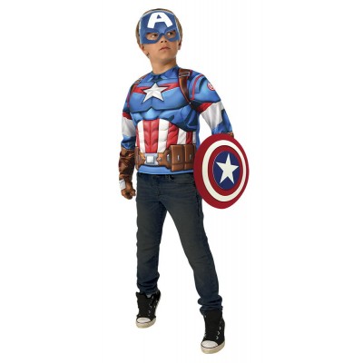 Set Captain America - Bluza & accesorii Set Captain America - Bluza & accesorii