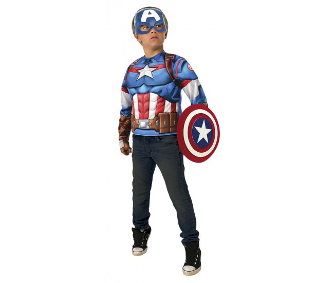 Set Captain America - Bluza & accesorii Set Captain America - Bluza & accesorii