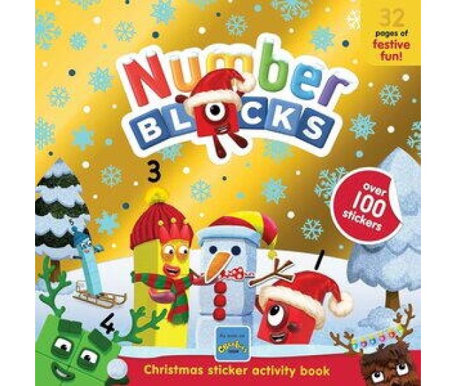 Carte cu abtibilduri si activitati Numberblocks - Magia Craciunului Carte cu abtibilduri si activitati Numberblocks - Magia Craciunului