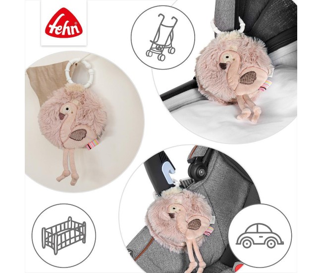 Carticica din plus pentru bebelusi - Flamingo