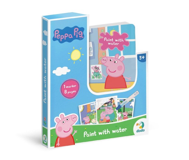 Set de colorat cu apa - Peppa Pig Set de colorat cu apa - Peppa Pig
