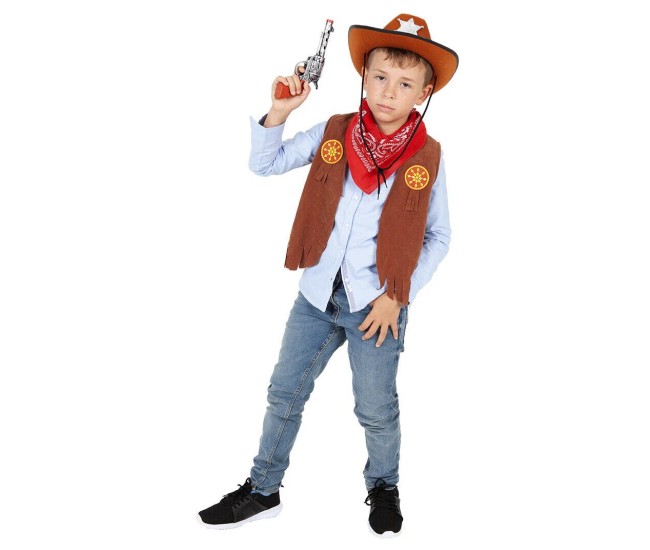 Set vesta & accesorii - Cowboy