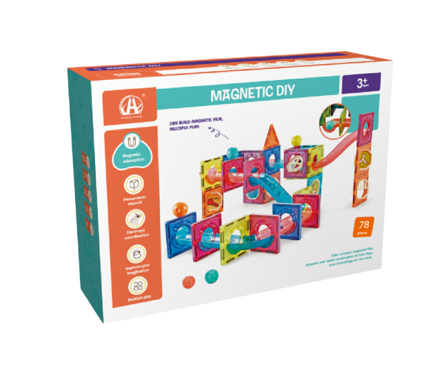 Labirintul meu magnetic - 78 piese (7.5 cm) Labirintul meu magnetic - 78 piese (7.5 cm)