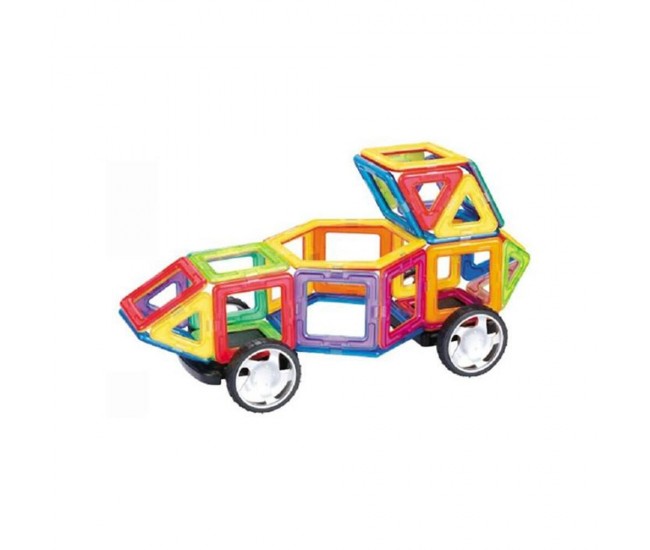 Joc de constructie magnetic - 66 piese Joc de constructie magnetic - 66 piese