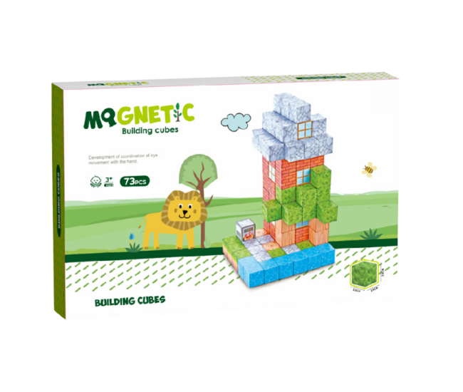 Cuburi magnetice - In natura 73 piese (2.5 cm) Cuburi magnetice - In natura 73 piese (2.5 cm)