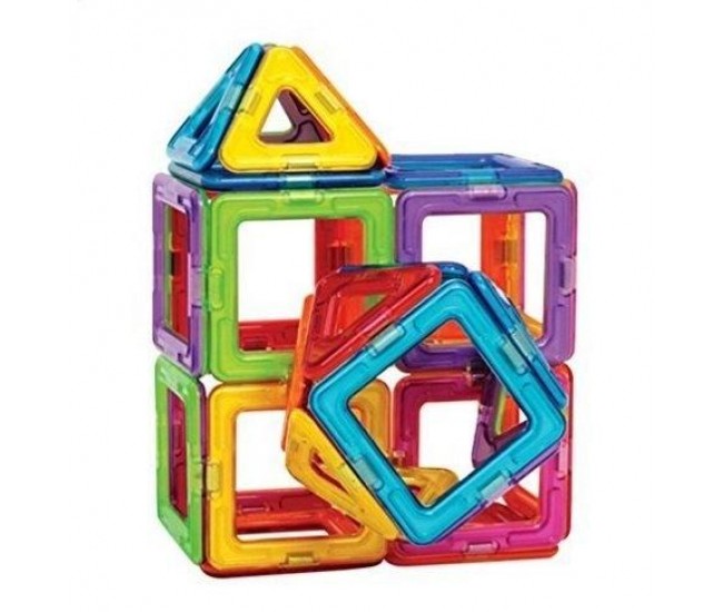 Joc de constructie magnetic - 45 piese Joc de constructie magnetic - 45 piese