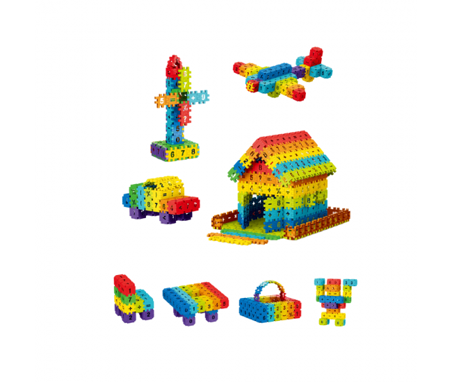 Set de constructie STEAM - Micutul matematician (200 piese) Set de constructie STEAM - Micutul matematician (200 piese)