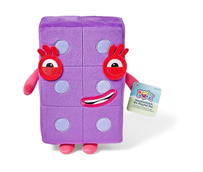 Mascota din plus Numberblocks - Sase Mascota din plus Numberblocks - Sase