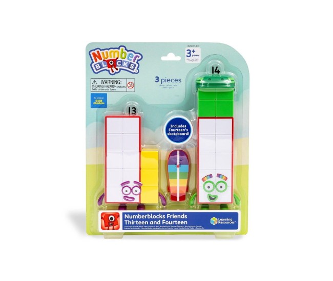 Set figurine Numberblocks - Treisprezece & Paisprezece