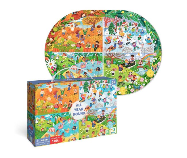 Puzzle - Anotimpurile (100 piese) Puzzle - Anotimpurile (100 piese)