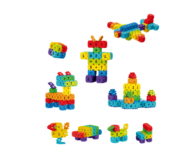 Set de constructie STEAM - Micutul matematician (100 piese) Set de constructie STEAM - Micutul matematician (100 piese)