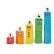 Cuburi din lemn Numberblocks - De la 1 la 5 Cuburi din lemn Numberblocks - De la 1 la 5
