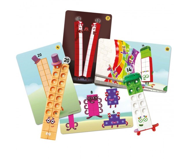 MathLink®Cubes Numberblocks in engleza Set de activitati de la 11 - 20