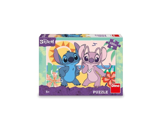 Puzzle XL - Stitch si Angel la plaja (100 piese) Puzzle XL - Stitch si Angel la plaja (100 piese)
