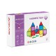 Set de constructie magnetic 3D - 20 piese Set de constructie magnetic 3D - 20 piese
