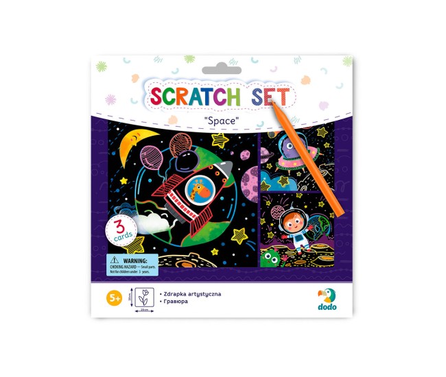 Set creativ de razuit - Spatiul cosmic Set creativ de razuit - Spatiul cosmic
