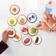 Set magneti Montessori - Fructe si legume Set magneti Montessori - Fructe si legume
