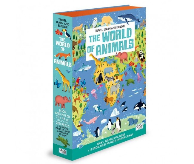 Cunoaste si exploreaza - Puzzle Lumea animalelor (200 piese) Cunoaste si exploreaza - Puzzle Lumea animalelor (200 piese)