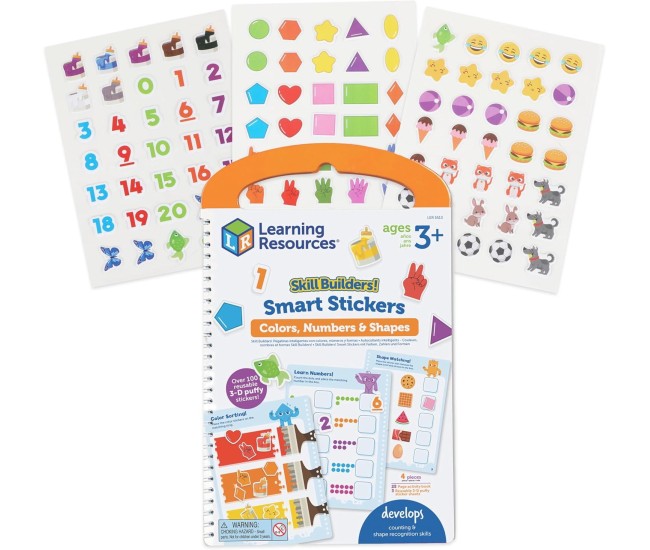 Set activitati educative cu abtibilduri - Culori, numere si forme Set activitati educative cu abtibilduri - Culori, numere si forme