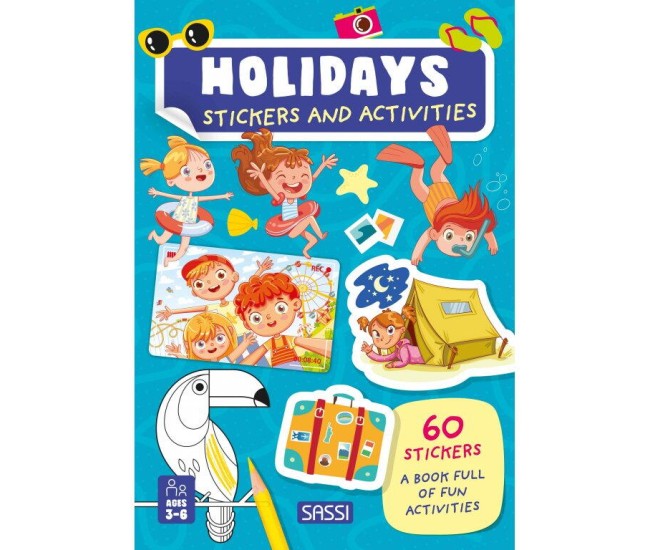 Carte de activitati cu abtibilduri - In vacanta Carte de activitati cu abtibilduri - In vacanta