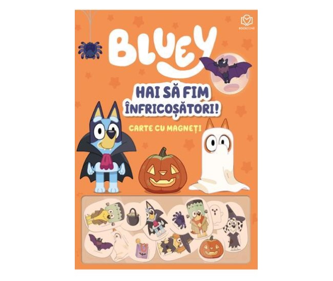Carte cu magneti - Bluey - Hai sa fim infricosatori! Carte cu magneti - Bluey - Hai sa fim infricosatori!