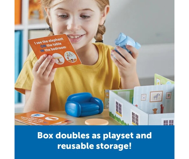 Set activitati relatii spatiale - Elefantul din camera