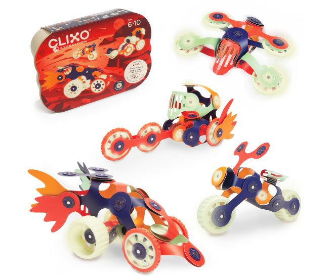 Clixo® joc magnetic de construit - Vehicule spatiale ( 30 piese) Clixo® joc magnetic de construit - Vehicule spatiale ( 30 piese)