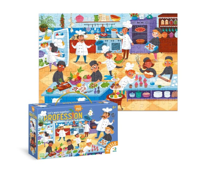 Puzzle meserii - Bucatar (150 piese) Puzzle meserii - Bucatar (150 piese)