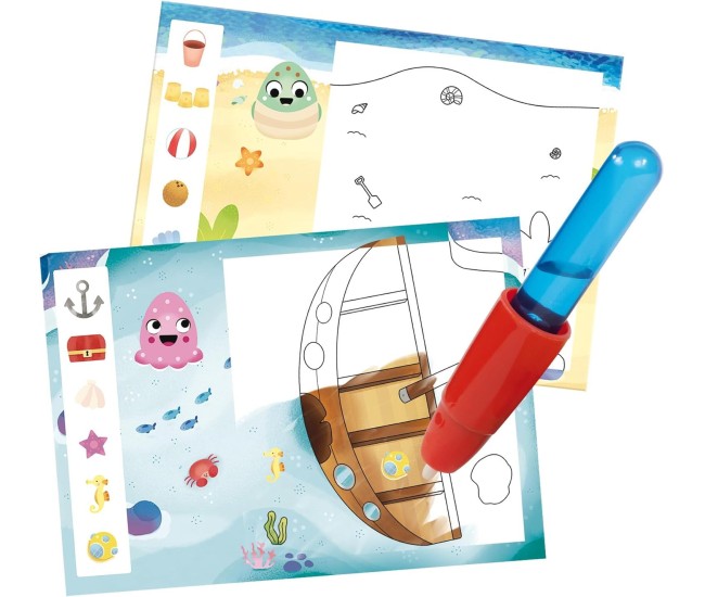 Set Water Magic de colorat: La mare cu Squishies Set Water Magic de colorat: La mare cu Squishies