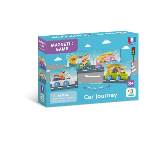 Set magnetic - Calatorie cu masina Set magnetic - Calatorie cu masina