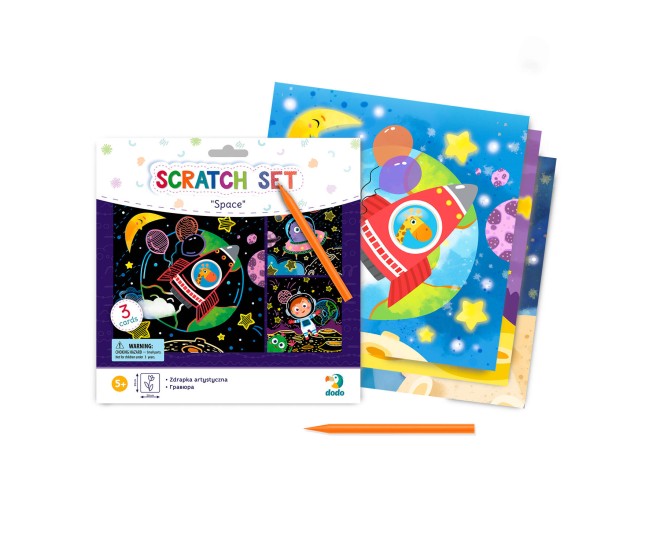 Set creativ de razuit - Spatiul cosmic Set creativ de razuit - Spatiul cosmic