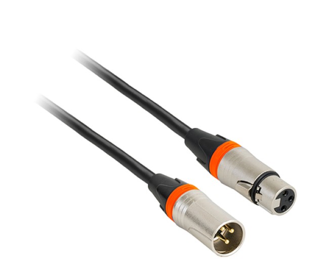 Cablu profesional xlr tata - xlr mama 3m