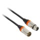 Cablu profesional xlr tata - xlr mama 3m