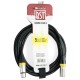 Cablu profesional xlr tata - xlr mama 5m