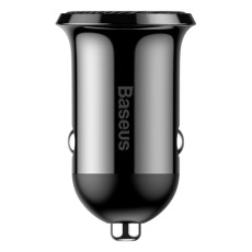 Incarcator auto 2xusb 4.8a baseus - negru Incarcator auto 2xusb 4.8a baseus - negru