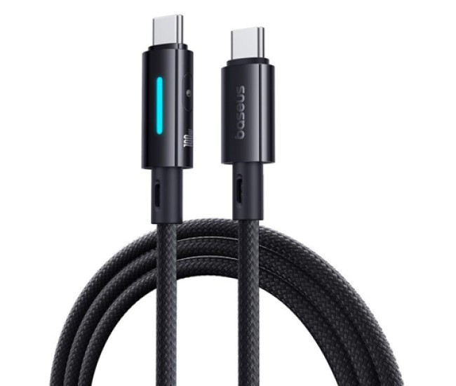 Cablu usb-c - usb-c 100w 2m baseus - negru Cablu usb-c - usb-c 100w 2m baseus - negru