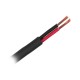 Cablu difuzor rotund 2x1.5mm 100m negru
