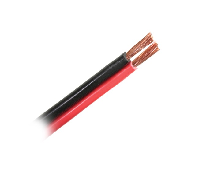 Cablu difuzor rosu/negru 2x2,5mm2 100m