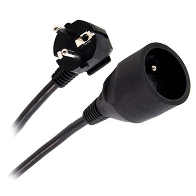 Cablu extensie(cupla) 20m (3gx1.5mm) - negru Cablu extensie(cupla) 20m (3gx1.5mm) - negru