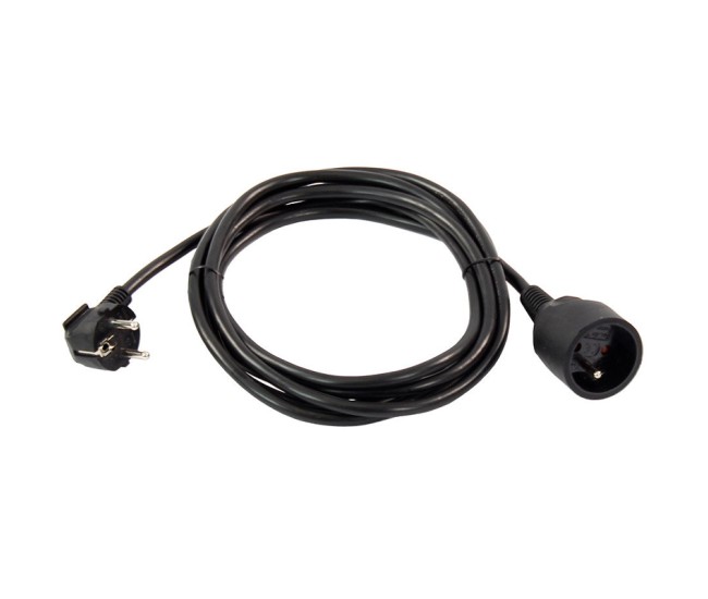 Cablu extensie(cupla) 20m (3gx1.5mm) - negru Cablu extensie(cupla) 20m (3gx1.5mm) - negru