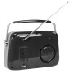 Radio fm portabil nostalgia 15w cu functie bluetooth/aux - negru Radio fm portabil nostalgia 15w cu functie bluetooth/aux - negru