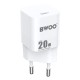 Incarcator retea 20w usb c - alb