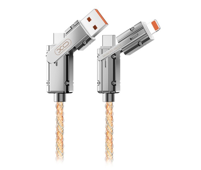 Cablu 3in1 usb-c/lightning /usb 60w 1m