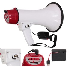 Megafon 35w usb inregistrare + acumulator + sirena