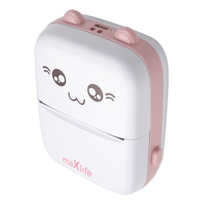 Imprimanta termala bluetooth - roz